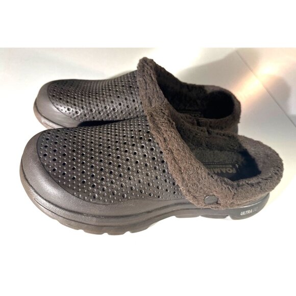 Skechers Foamies Clog Mens Size 10 Brown Faux Fur Slides main image 15